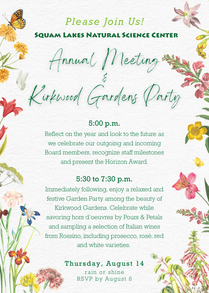 2025 Annual Meeting and Kirkwood Gardens Party